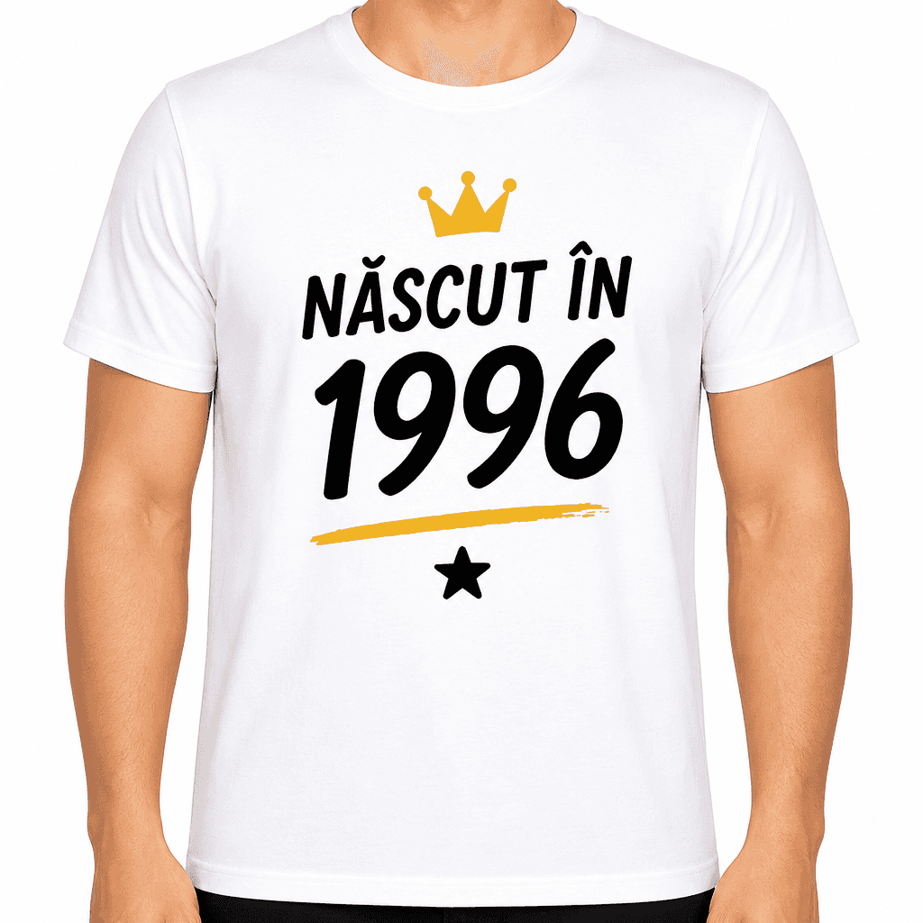 Tricou pentru 30 de ani – Născut în 1996