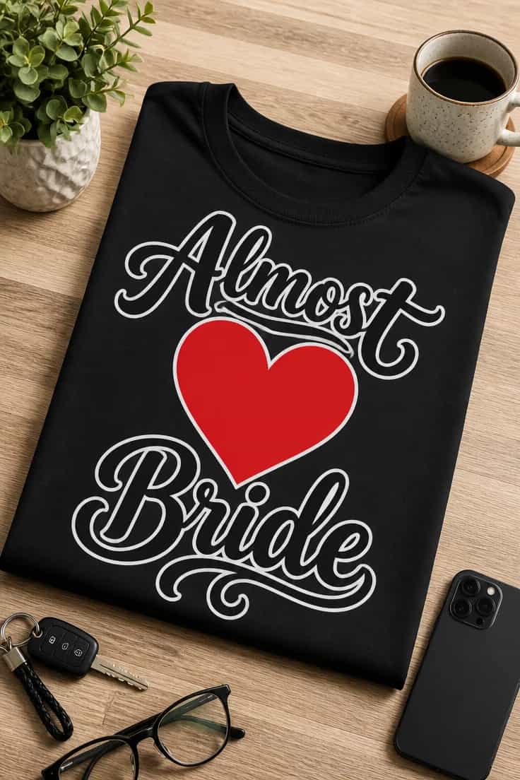 Tricou pentru viitoarea mireasă – Almost Bride