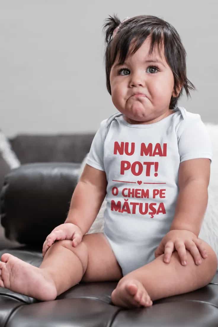 Body bebeluș Nu mai pot mătușa cu nume la alegere