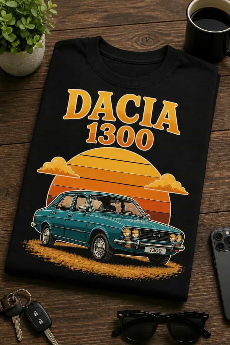 Tricou pentru pasionatului de Dacia 1300 – Dacia 1300