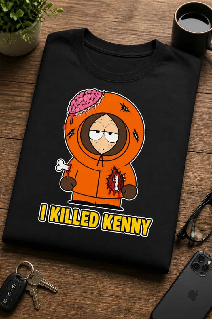 Tricou cu un motiv South Park – I Killed Kenny