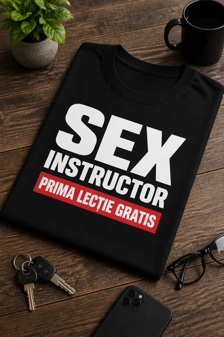 Tricou sex instructor prima lecție gratis