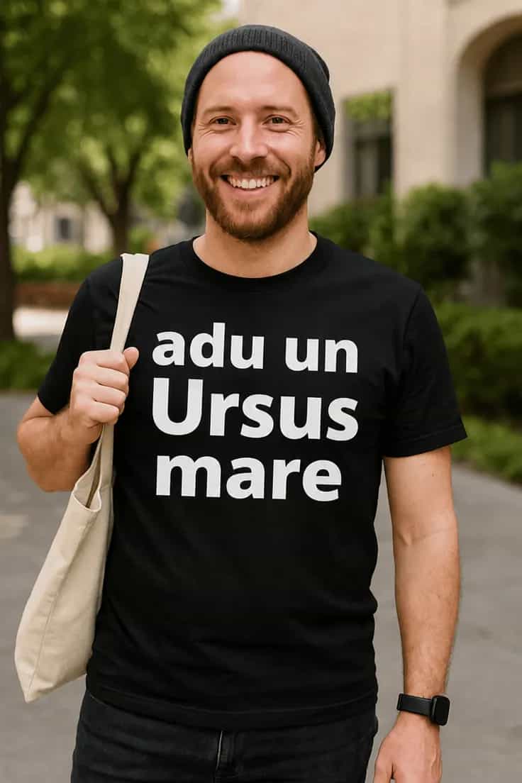 Tricou amuzant Adu un Ursus mare