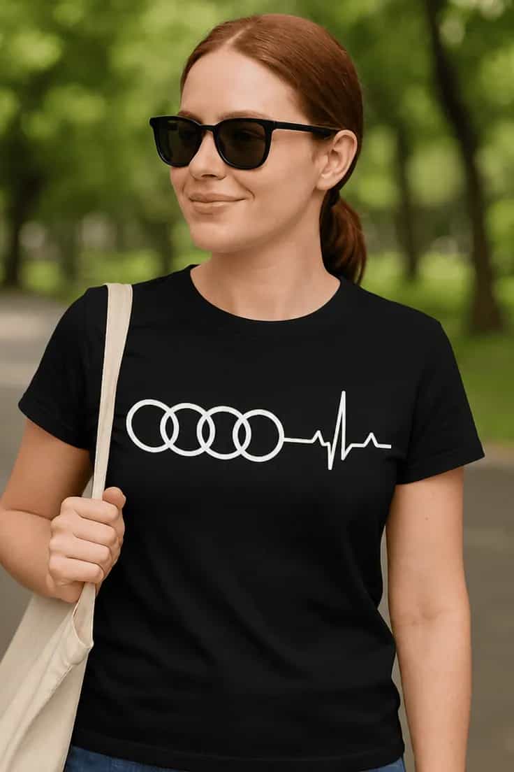 Tricou amuzant Puls cu marca mașinii la alegere