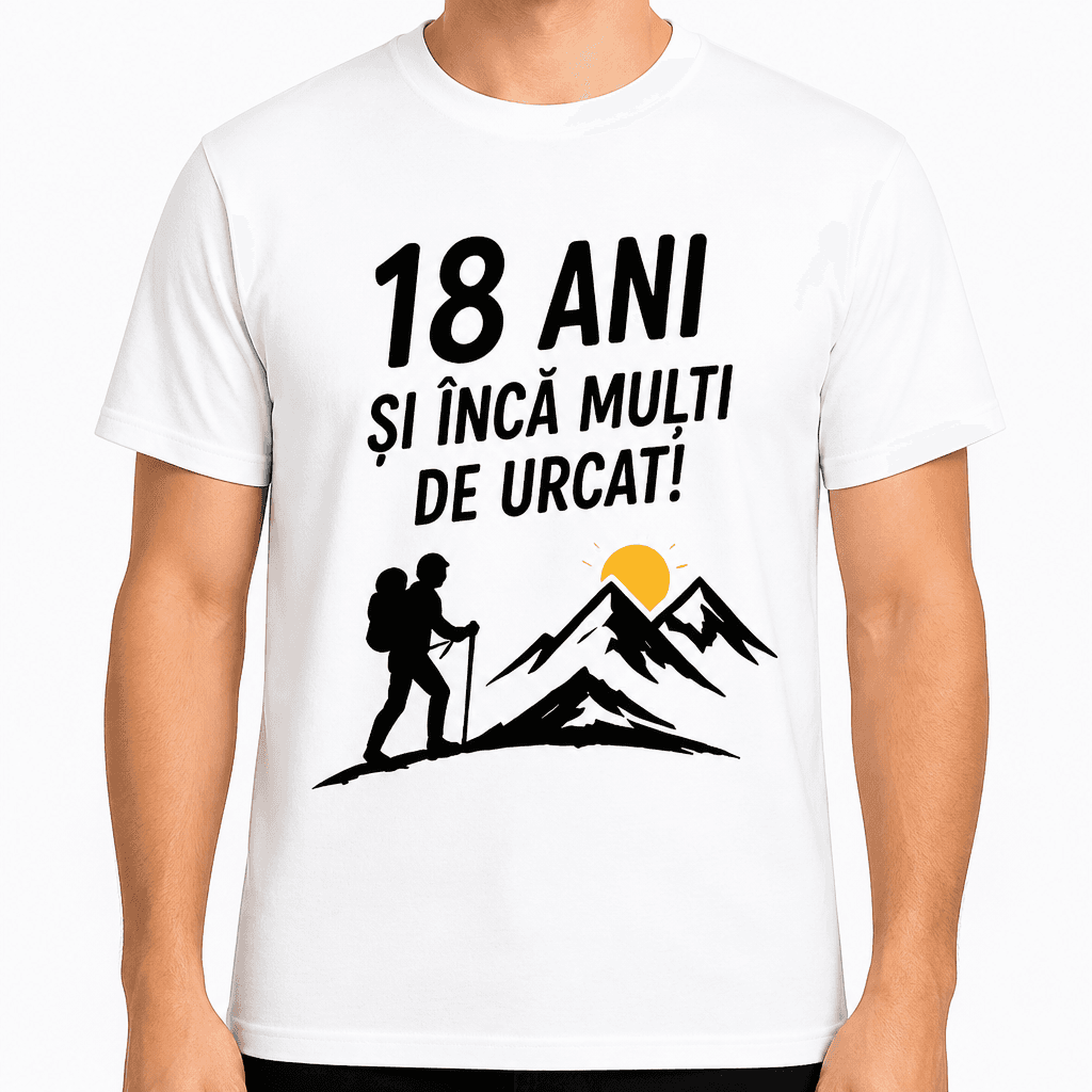 Tricou pentru 18 ani – 18 ani și încă mulți de urcat!