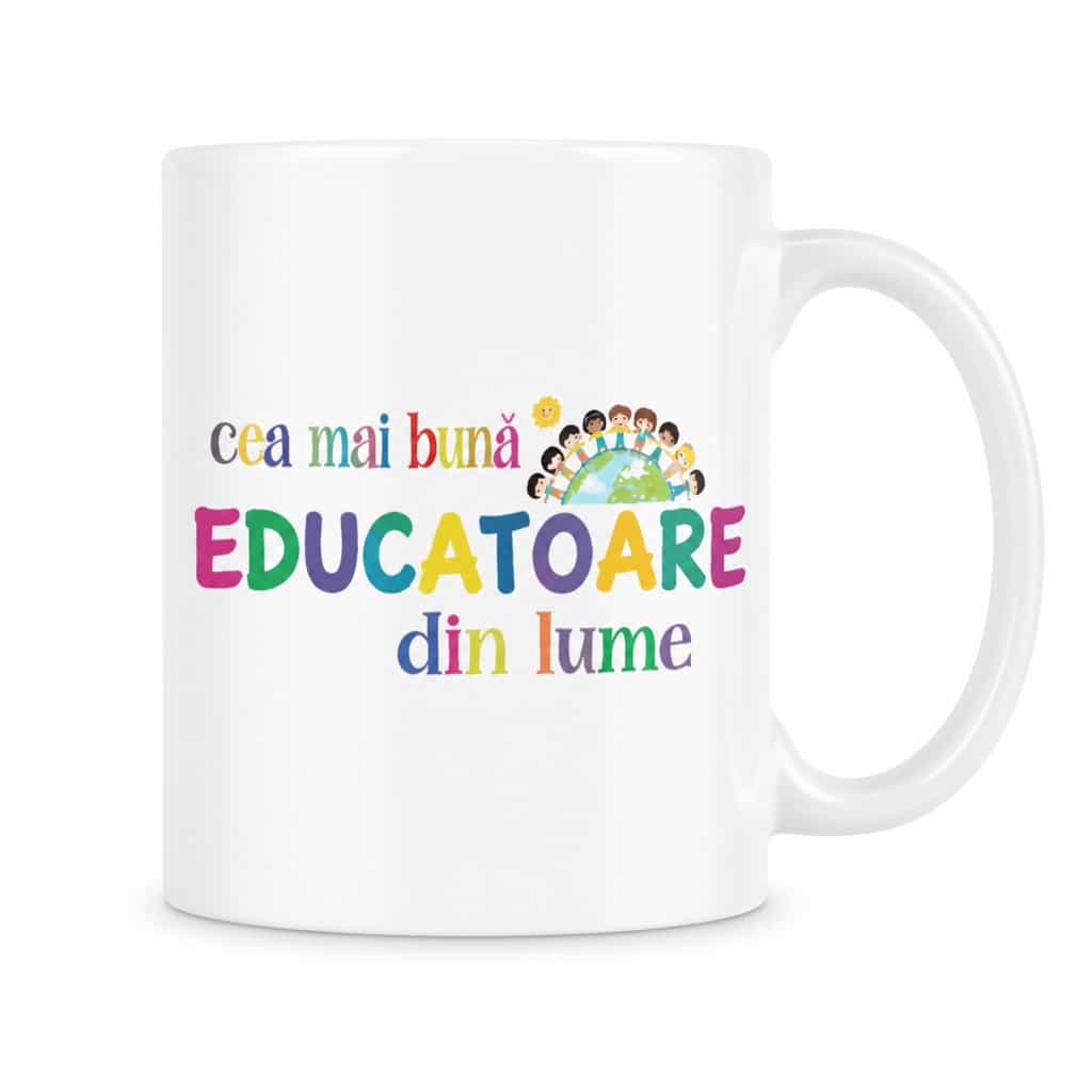 Cană amuzantă Cea mai bună educatoare