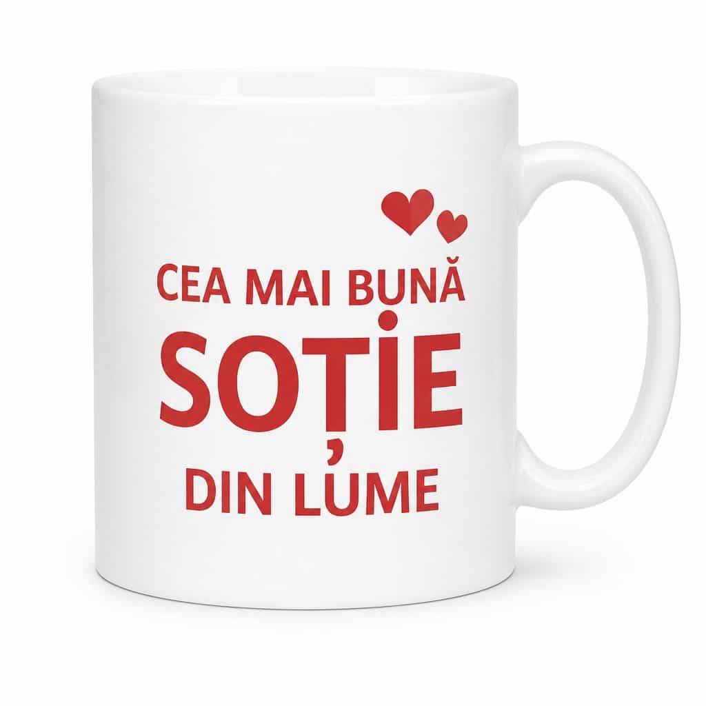 Cană amuzantă cel mai bun din lume cu inscripție la alegere