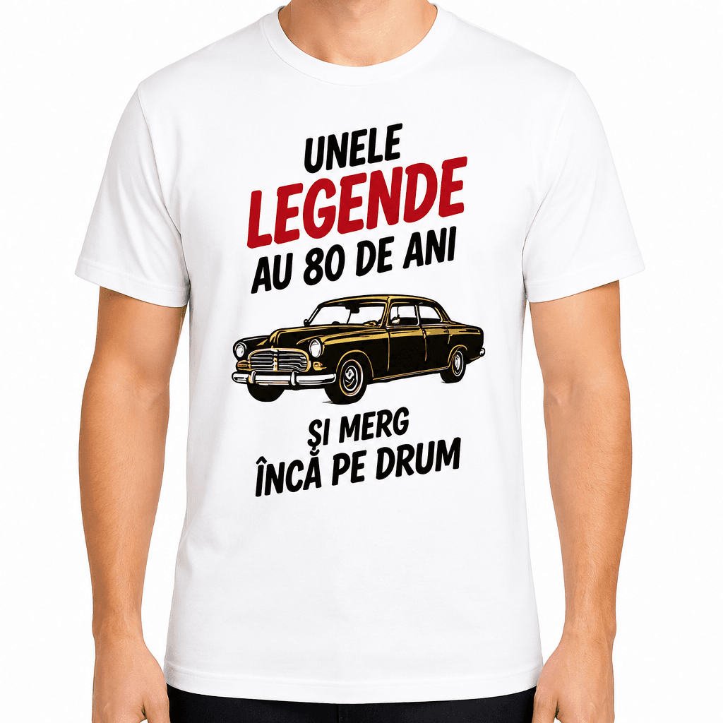 Tricou pentru 80 de ani – Unele legende au 80 de ani și merg încă pe drum