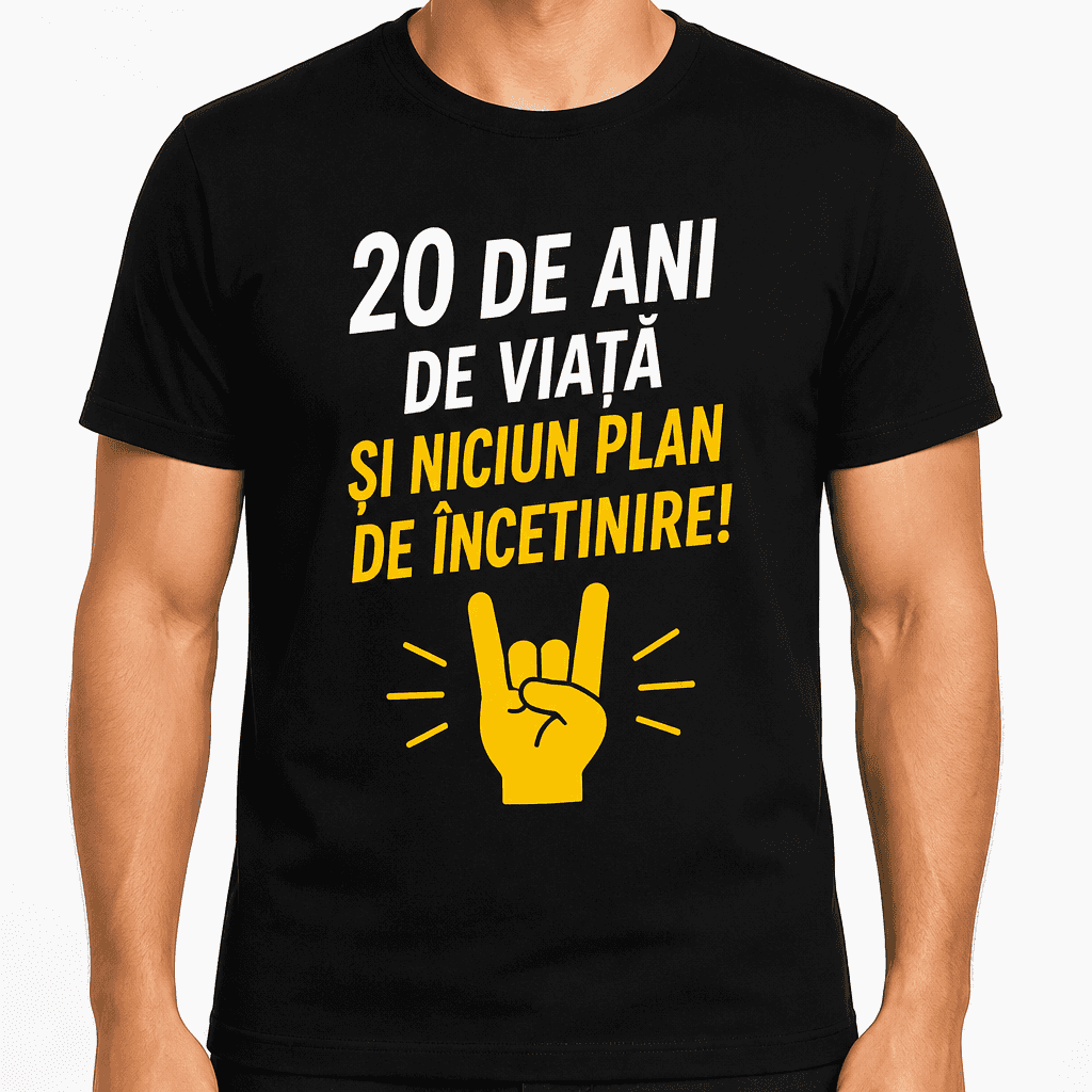 Tricou pentru 20 de ani – 20 de ani de viață și niciun plan de încetinire!