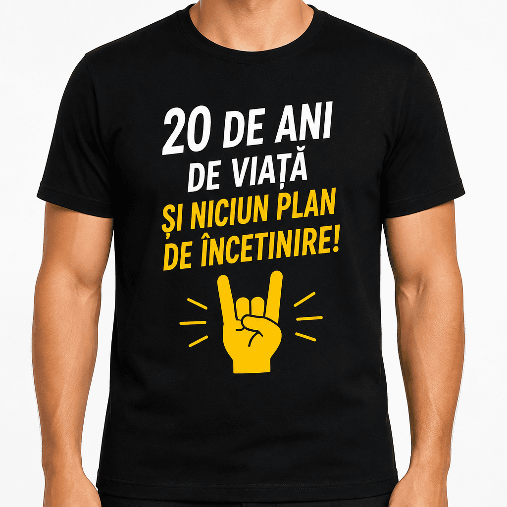 Tricou pentru 20 de ani – 20 de ani de viață și niciun plan de încetinire!