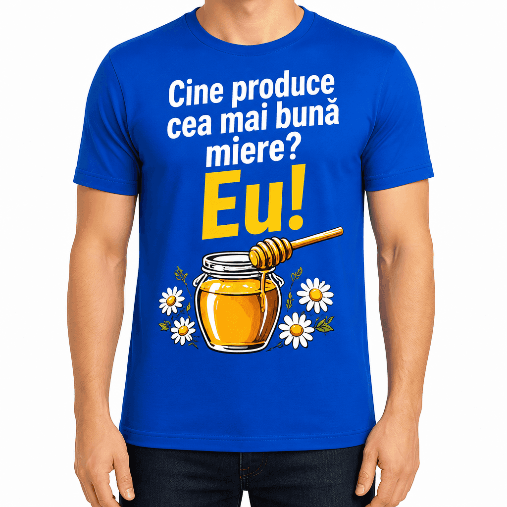 Tricou apicultor – Cine produce cea mai bună miere? Eu!