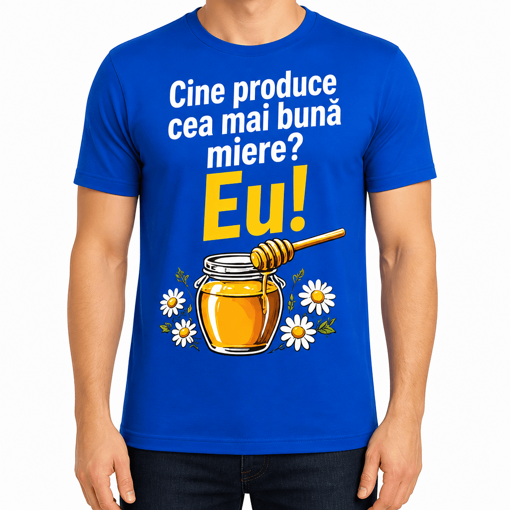 Tricou apicultor – Cine produce cea mai bună miere? Eu!