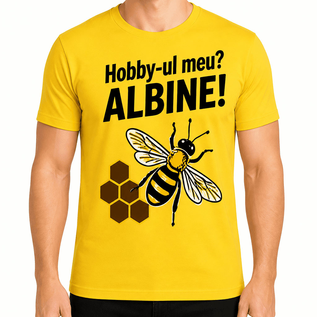 Tricou apicultor – Hobby‑ul meu? Albine!