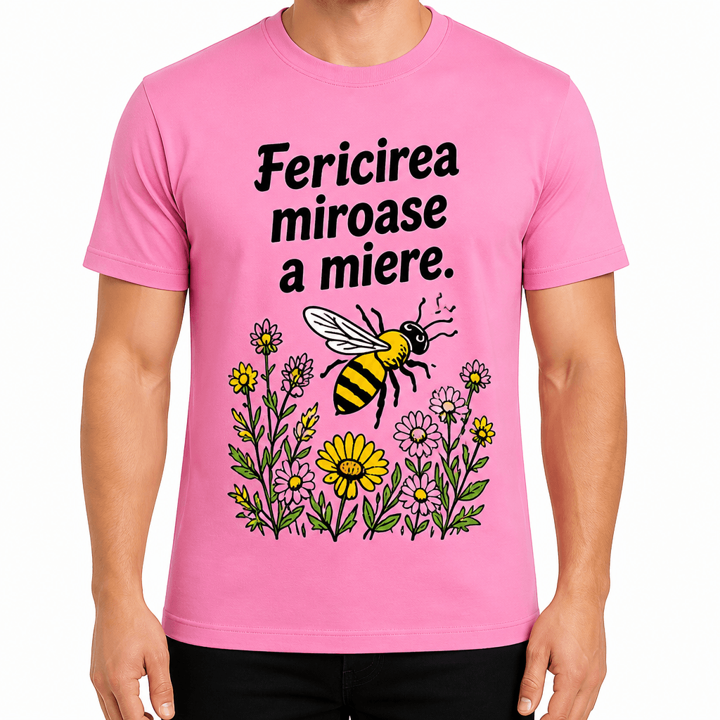 Tricou apicultor – Fericirea miroase a miere.