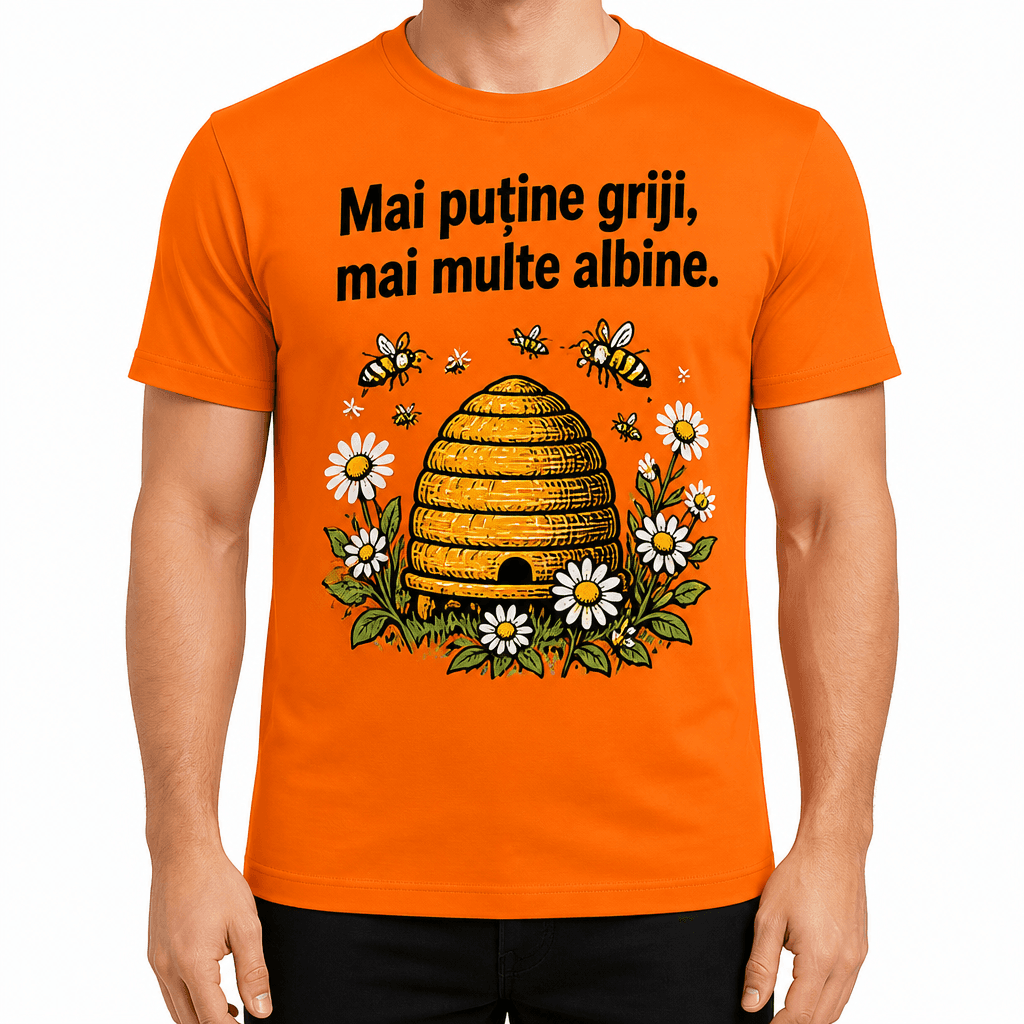 Tricou apicultor – Mai puține griji, mai multe albine.
