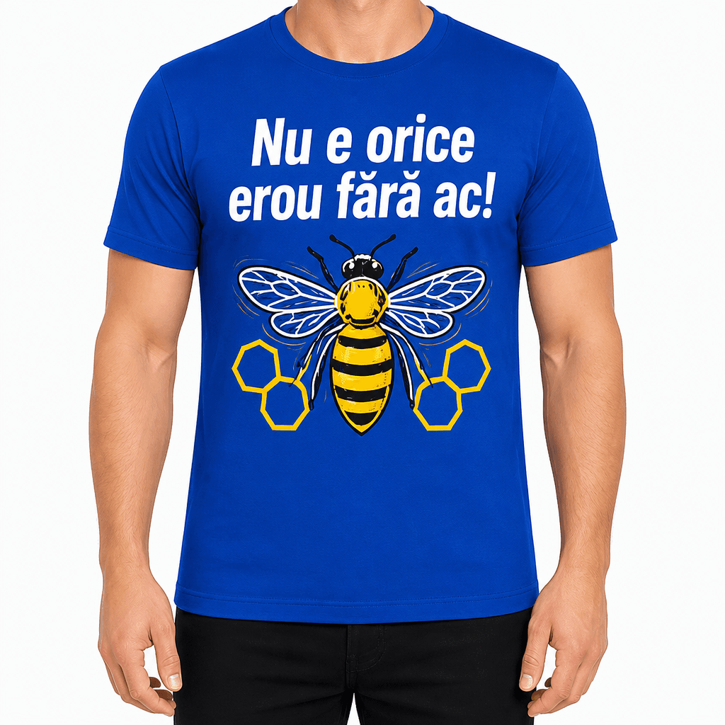 Tricou apicultor – Nu e orice erou fără ac!