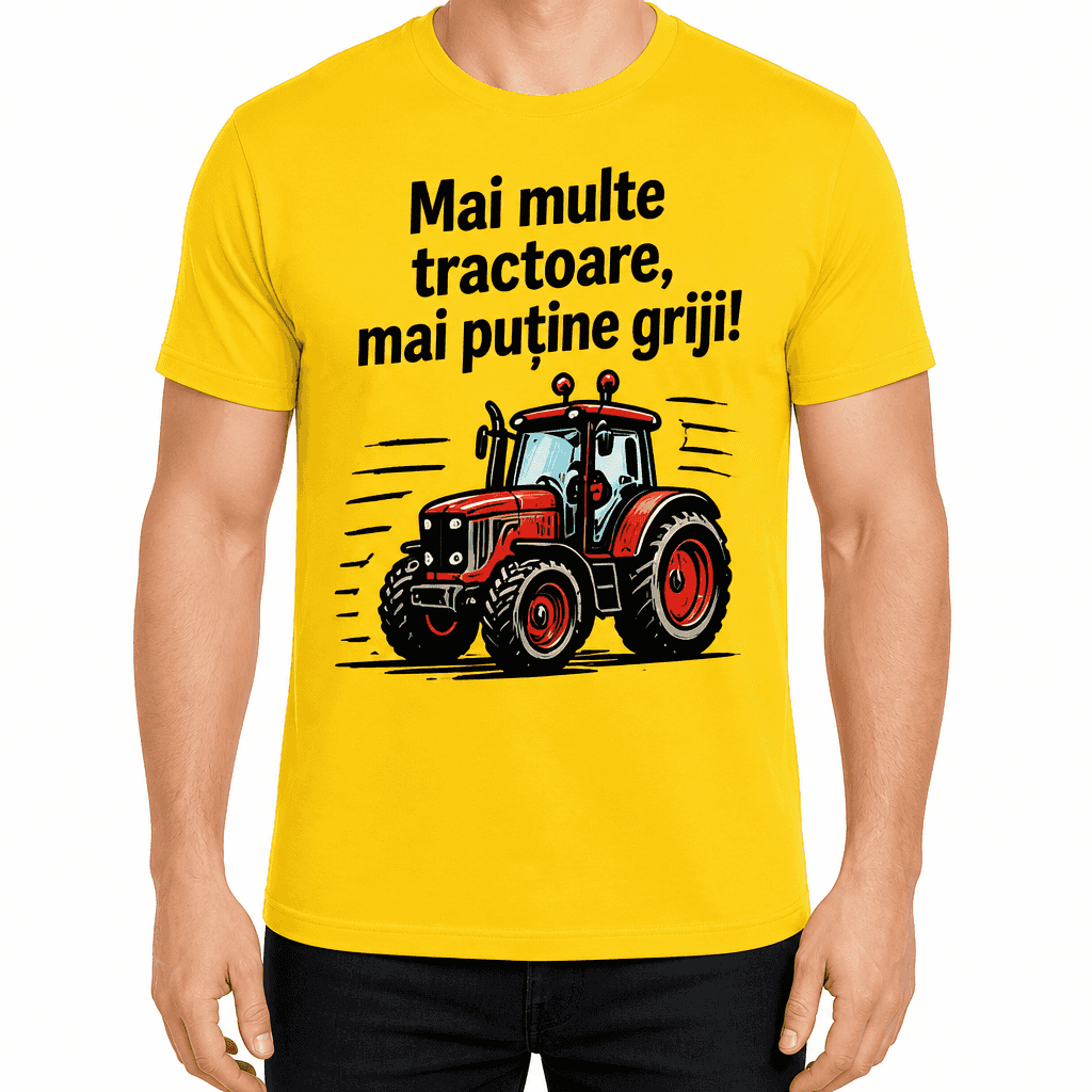 Tricou fermier – Mai multe tractoare, mai puține griji!