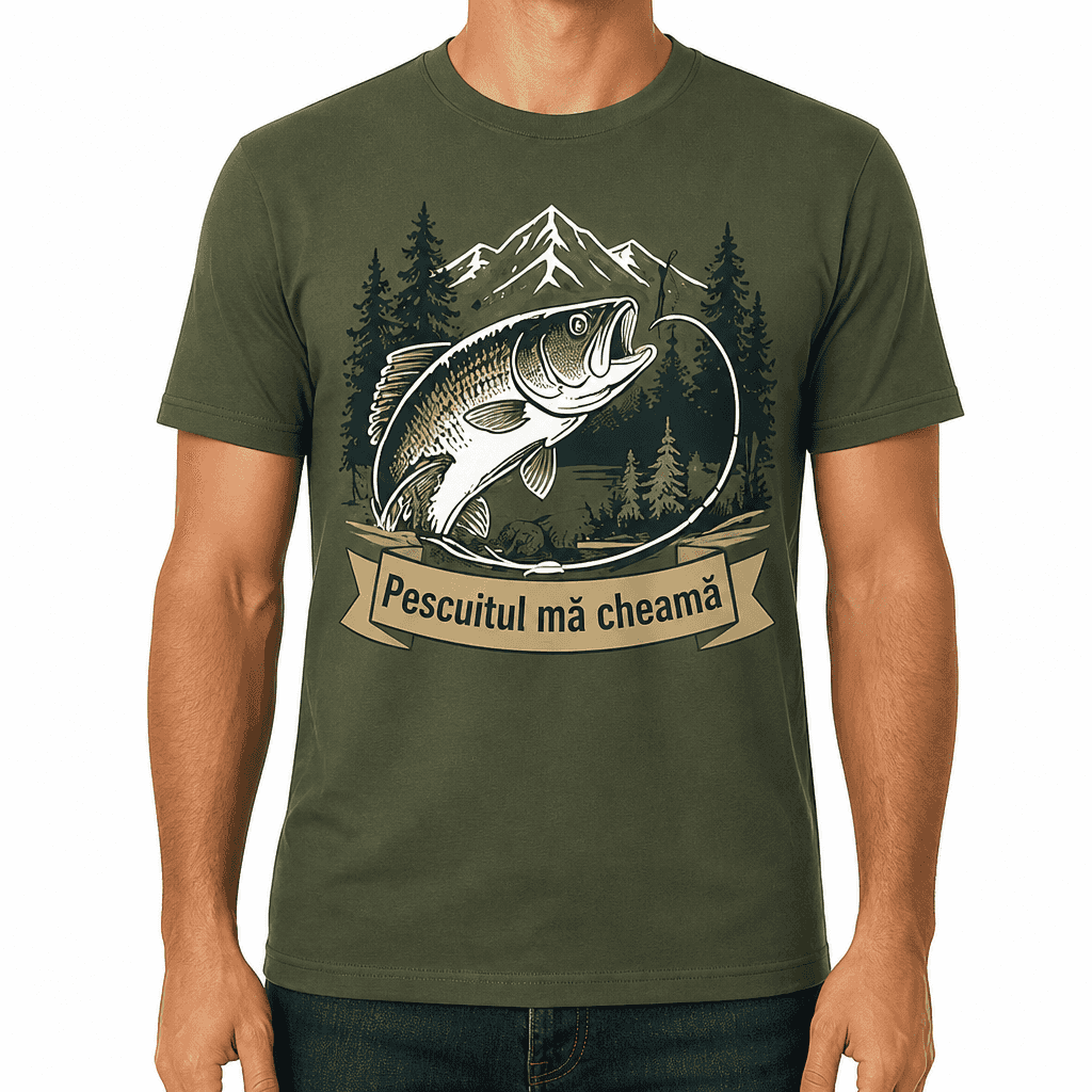 Tricou pentru pescar – Pescuitul mă cheamă