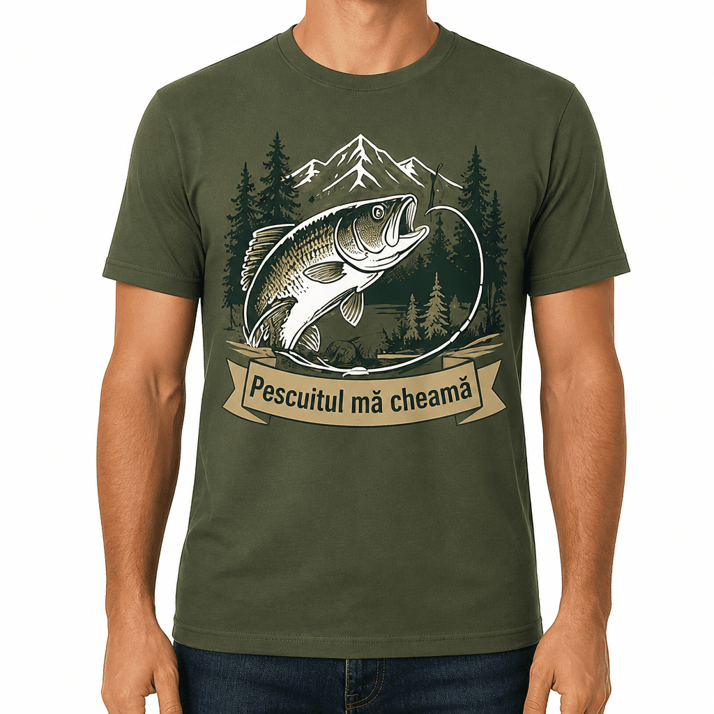 Tricou pentru pescar – Pescuitul mă cheamă