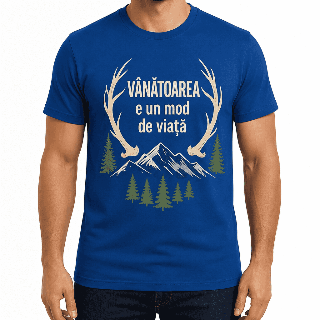 Tricou de vânătoare – Vânătoarea e un mod de viață