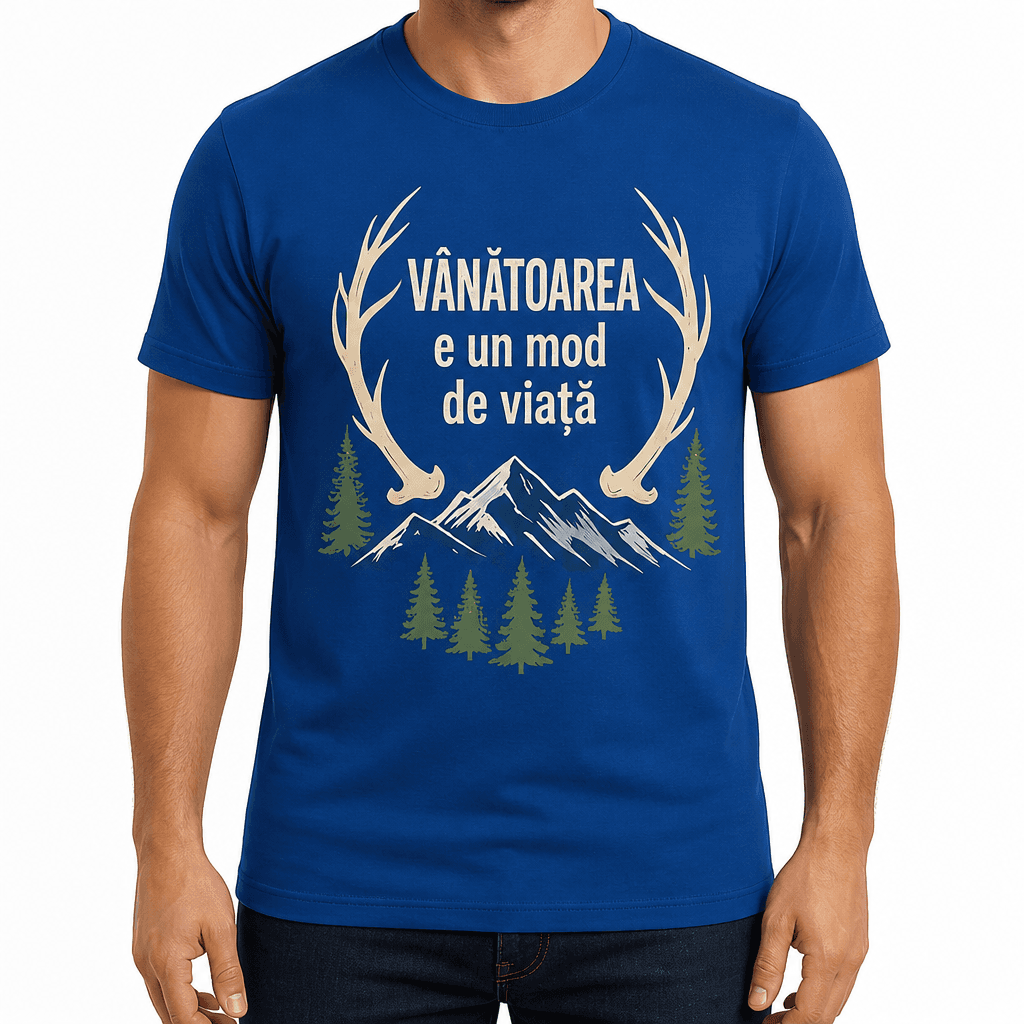 Tricou de vânătoare – Vânătoarea e un mod de viață