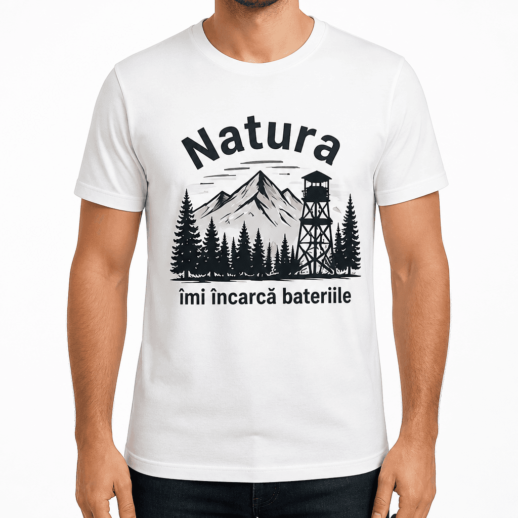 Tricou de vânătoare – Natura îmi încarcă bateriile