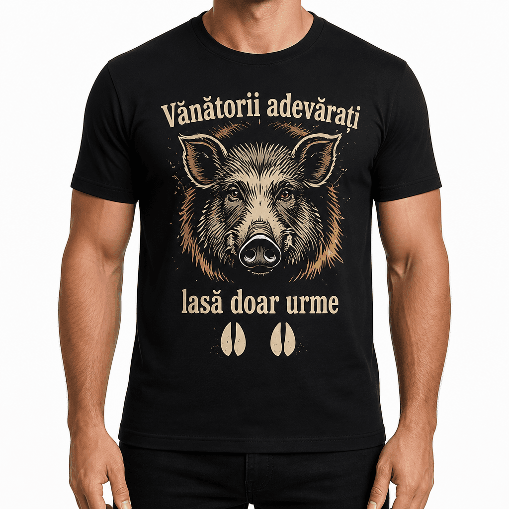 Tricou de vânătoare – Vânătorii adevărați lasă doar urme