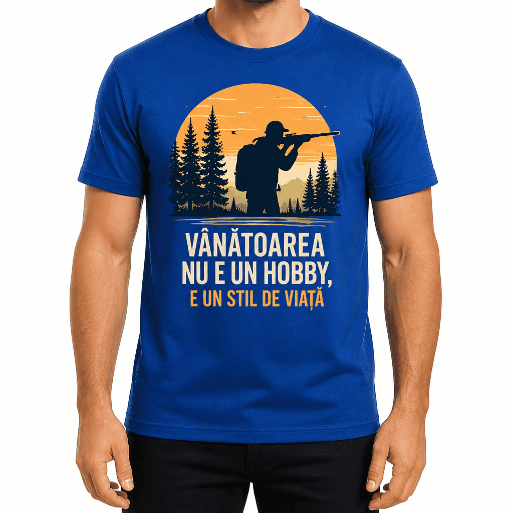 Tricou de vânătoare – Vânătoarea nu e un hobby, e un stil de viață