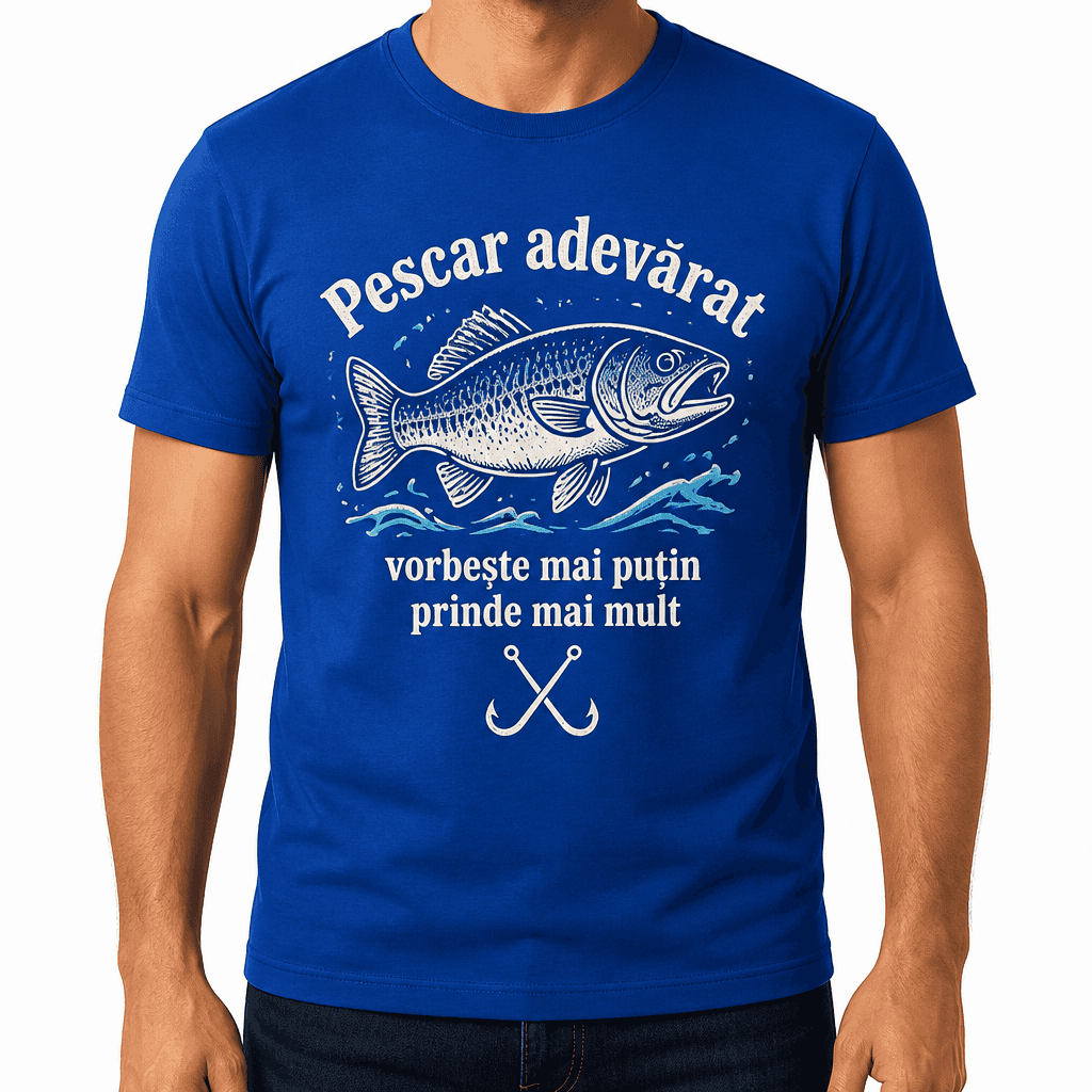 Tricou pentru pescar – Pescar adevărat