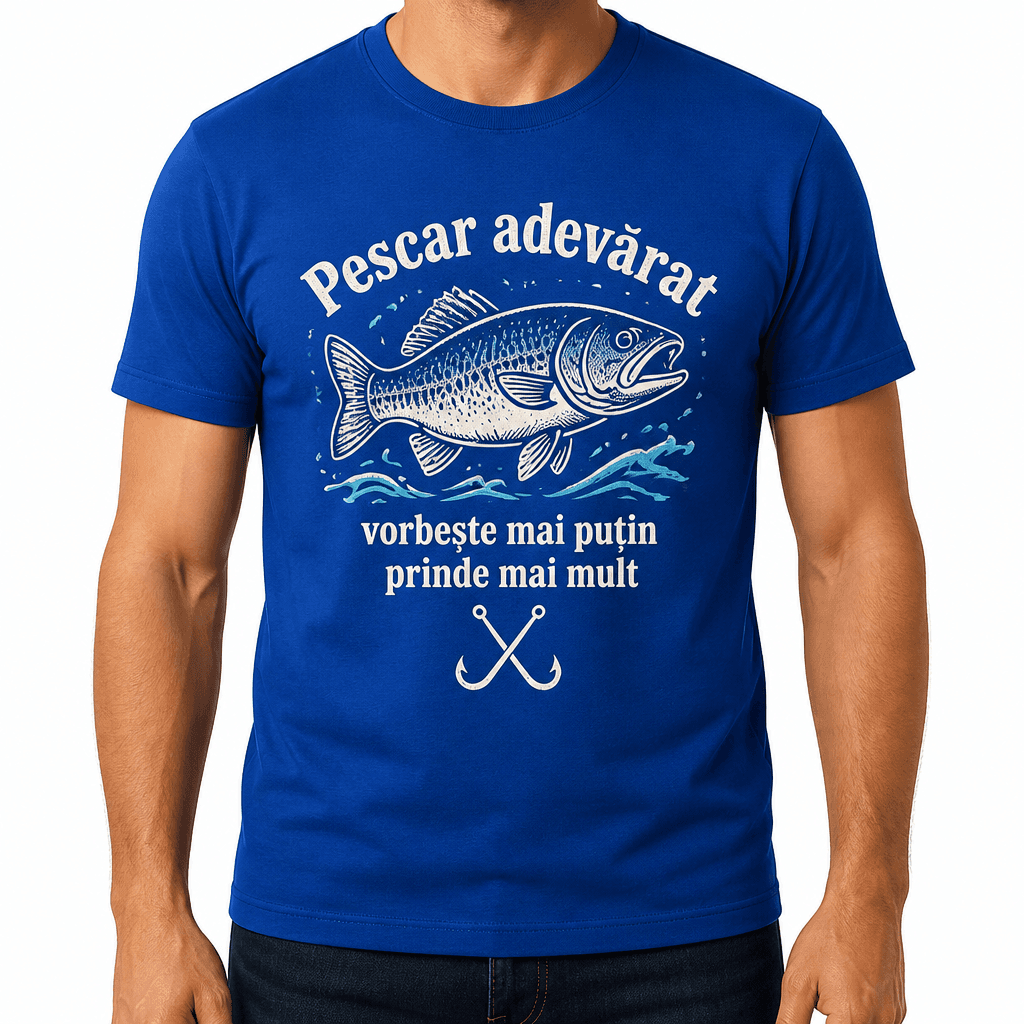 Tricou pentru pescar – Pescar adevărat