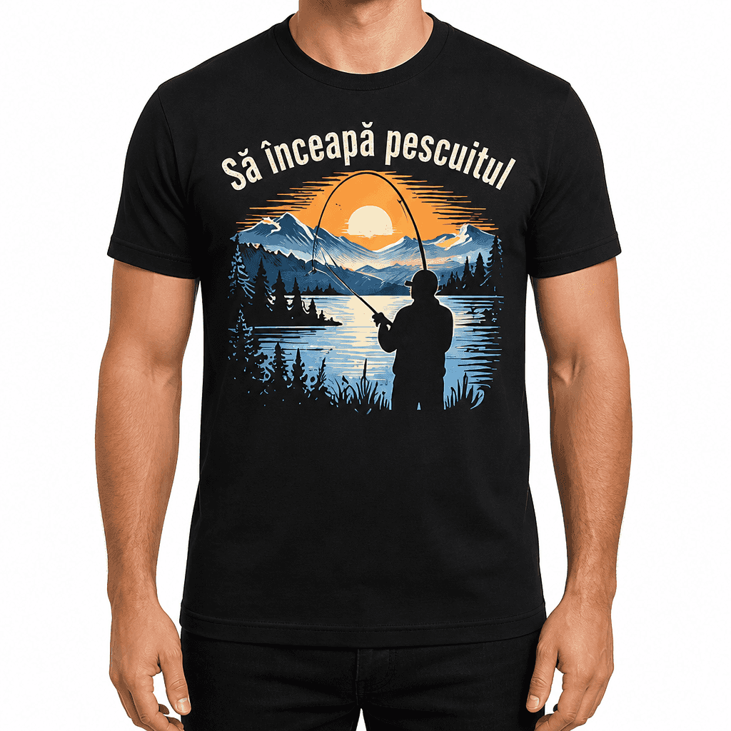 Tricou pentru pescar – Să înceapă pescuitul