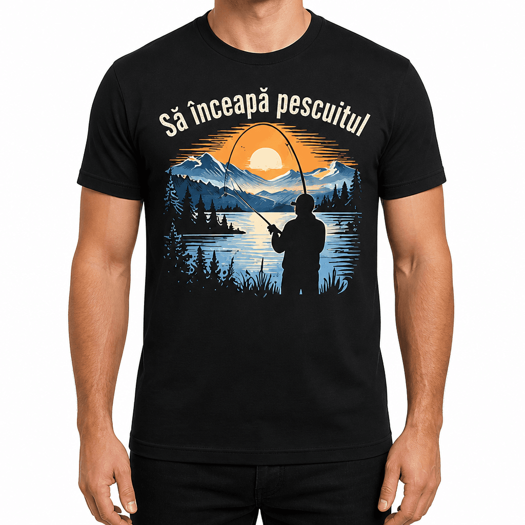 Tricou pentru pescar – Să înceapă pescuitul