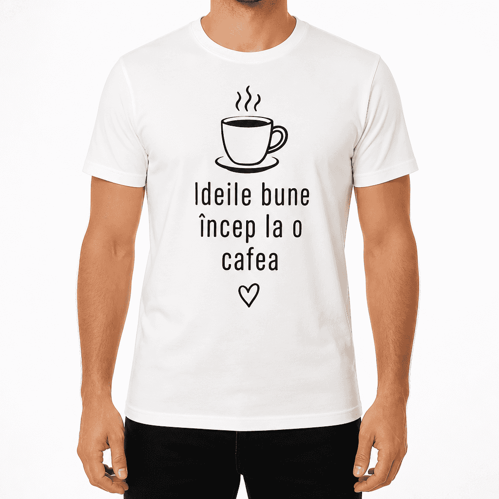 Tricou coleg – Ideile bune încep la o cafea