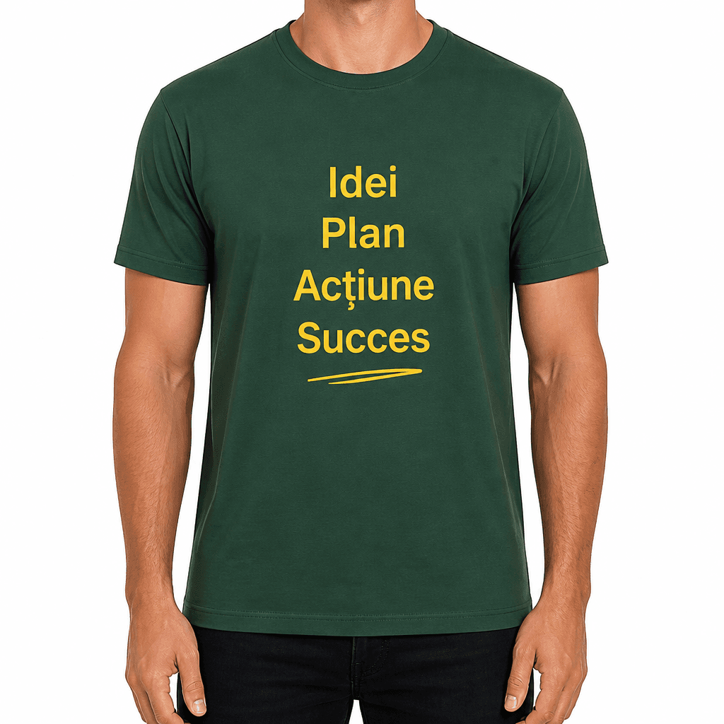 Tricou coleg – Idei Plan Acțiune Succes