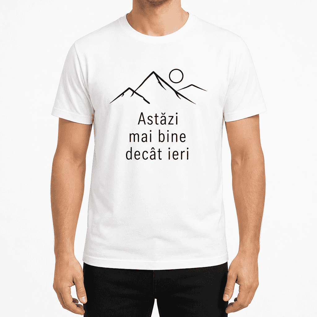 Tricou coleg – Astăzi mai bine decât ieri