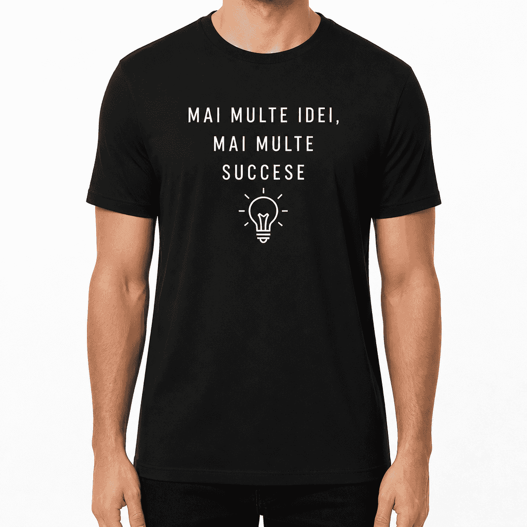 Tricou coleg – Mai multe idei, mai multe succese