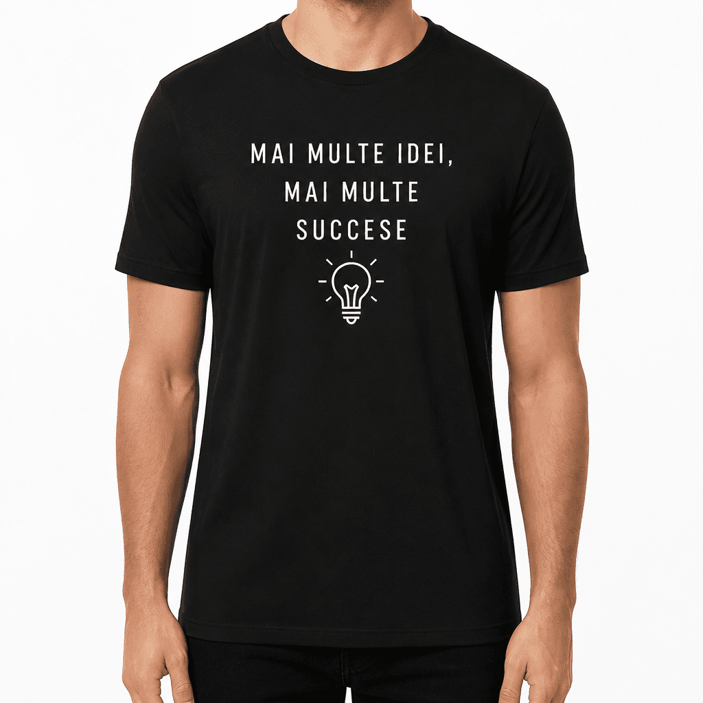 Tricou coleg – Mai multe idei, mai multe succese