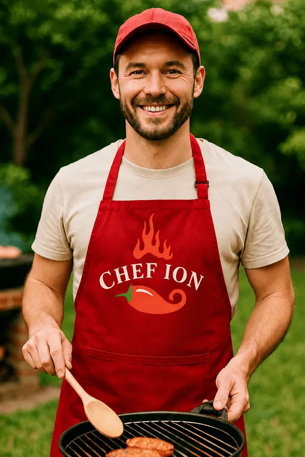 Șorț amuzant Dimi Oliver cu nume personalizat