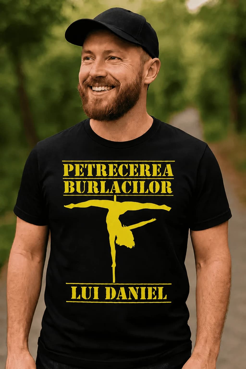 Tricou amuzant Petrecere burlaci cu nume la alegere