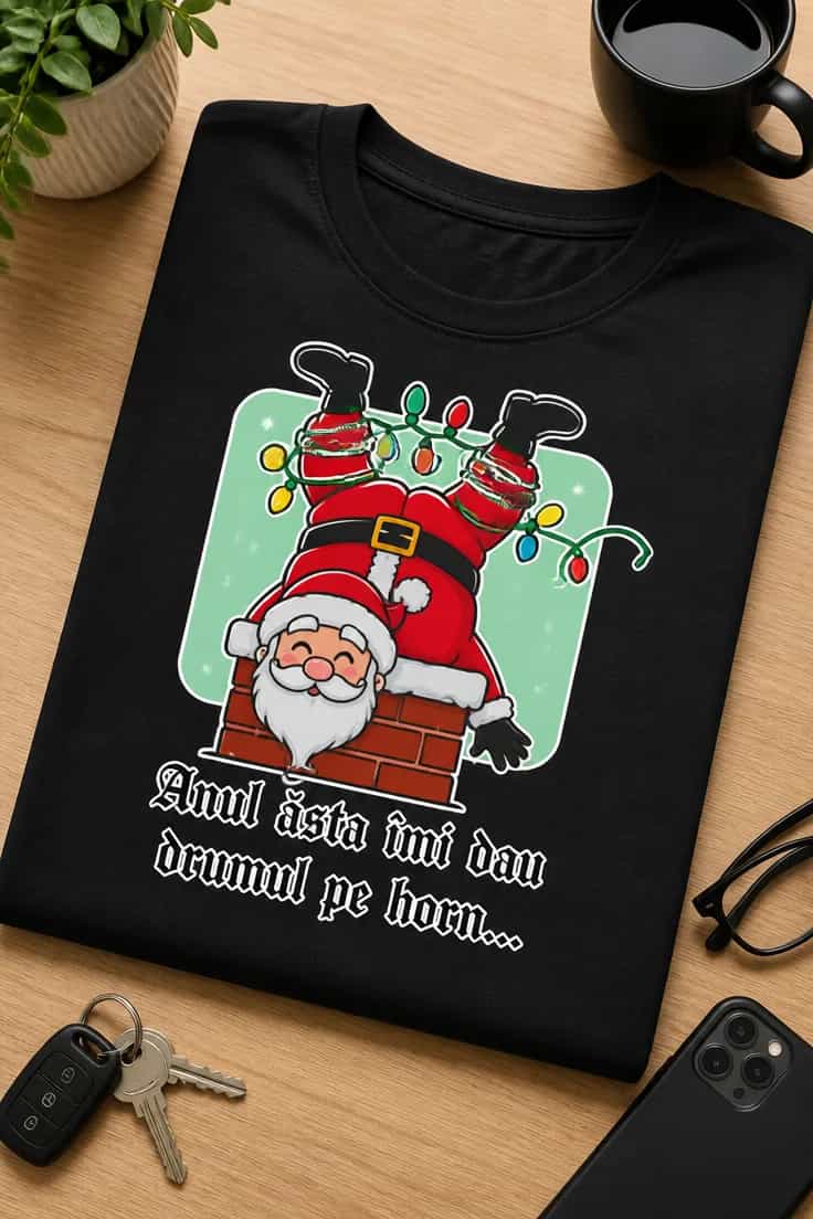 Tricou Anul ăsta îmi dau drumul pe horn