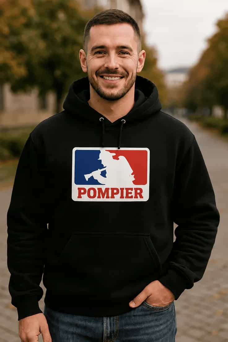 Bluză amuzantă pompier POMPIER