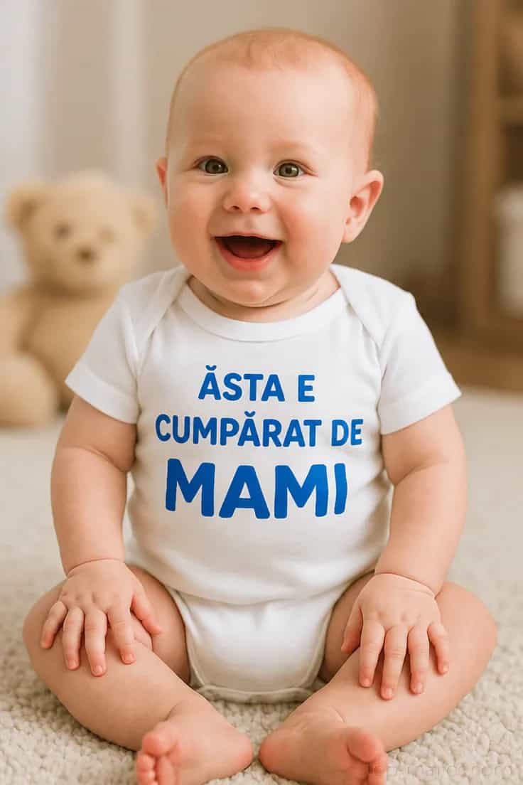 Body bebeluș cumpărat de mami – ĂSTA E CUMPĂRAT