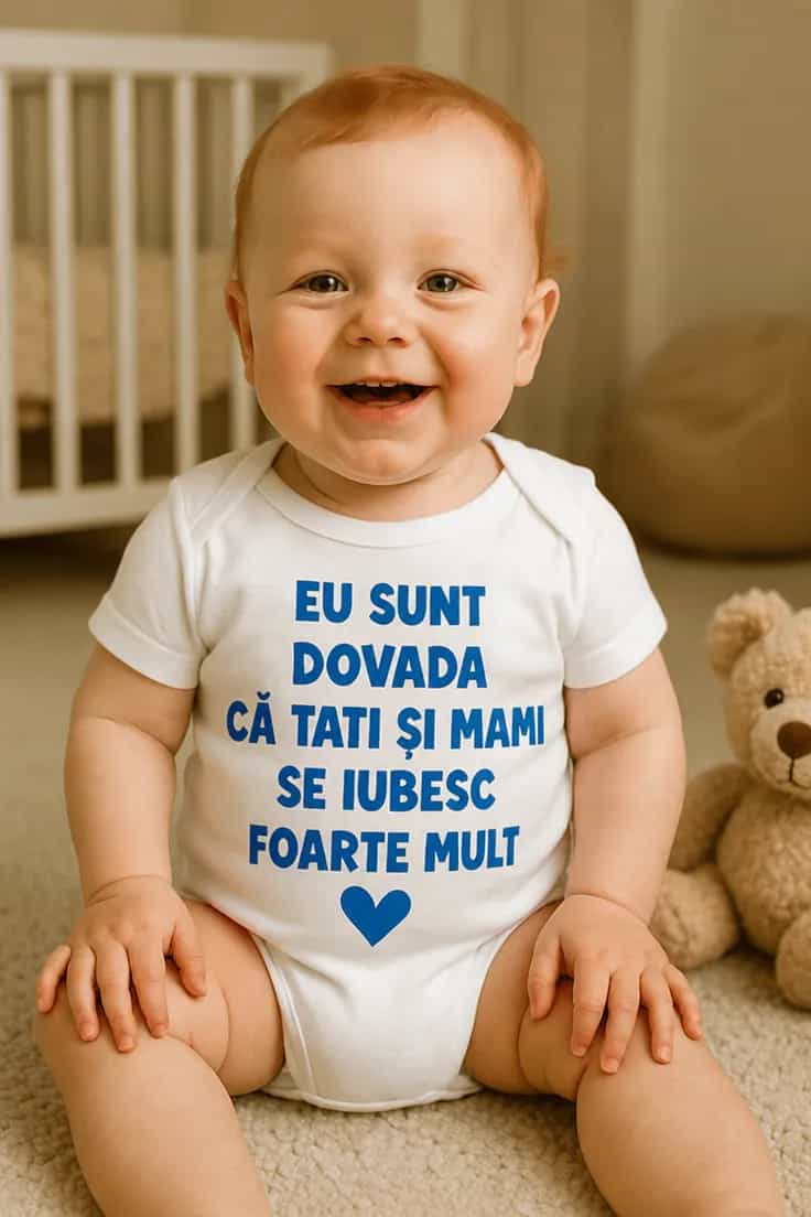 Body bebeluș Dovada iubirii părinților - EU SUNT
