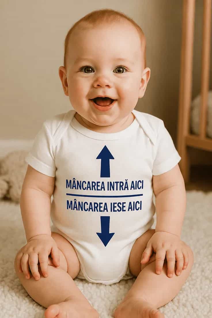 Body bebeluș Mâncarea intră iese - MÂNCAREA