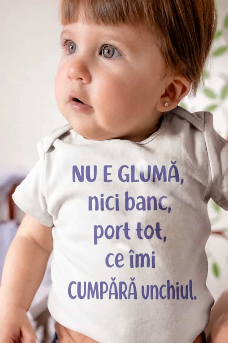 Body bebeluș Port ce cumpără unchiul - NU E GLUMĂ,