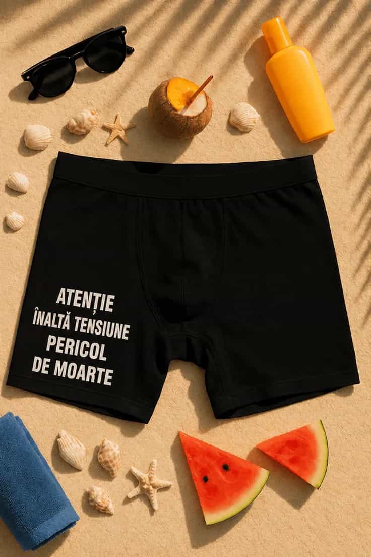 Boxeri amuzanți Atenție tensiune înaltă