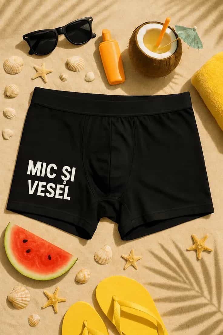 Boxeri amuzanți Mic și vesel - MIC ȘI VESEL