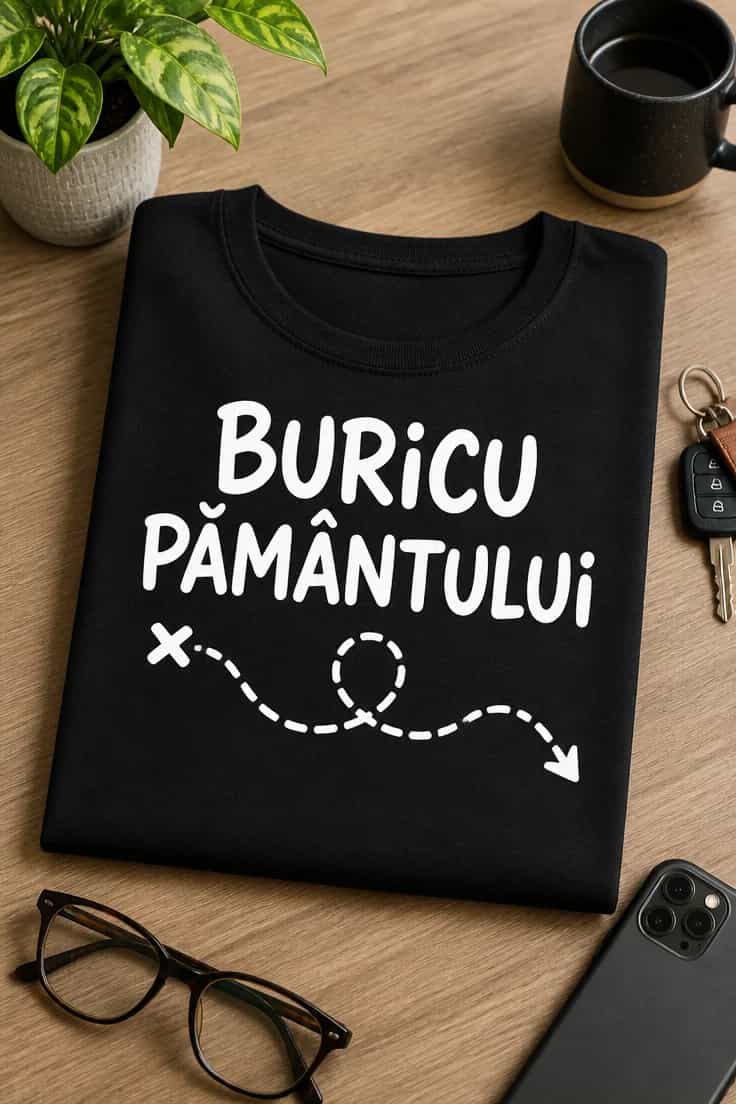 Tricou pentru persoanei pline de sine – Buricu pământului