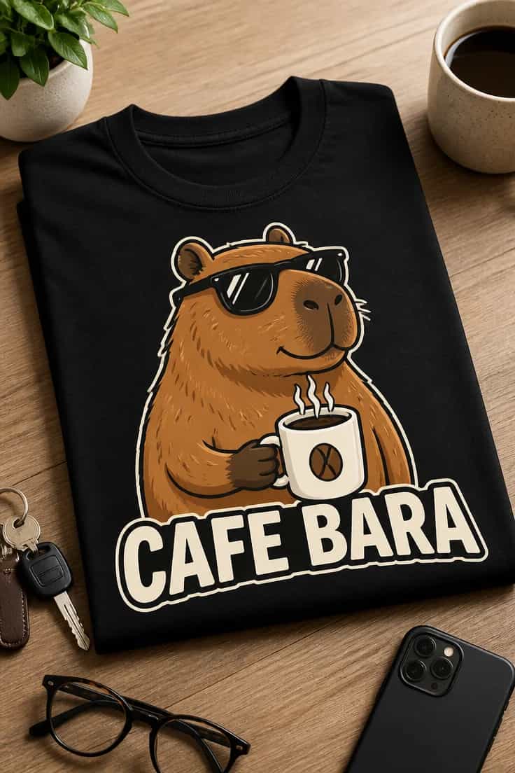 Tricou pentru iubitorului de cafea – Cafe Bara