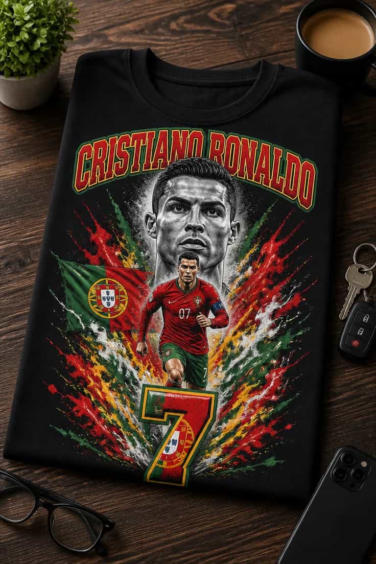 Tricou pentru fanul lui Cristiano Ronaldo